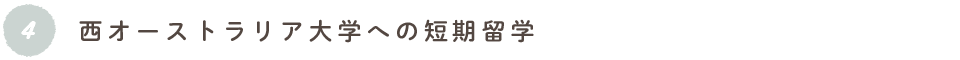 西オーストラリア大学への短期留学